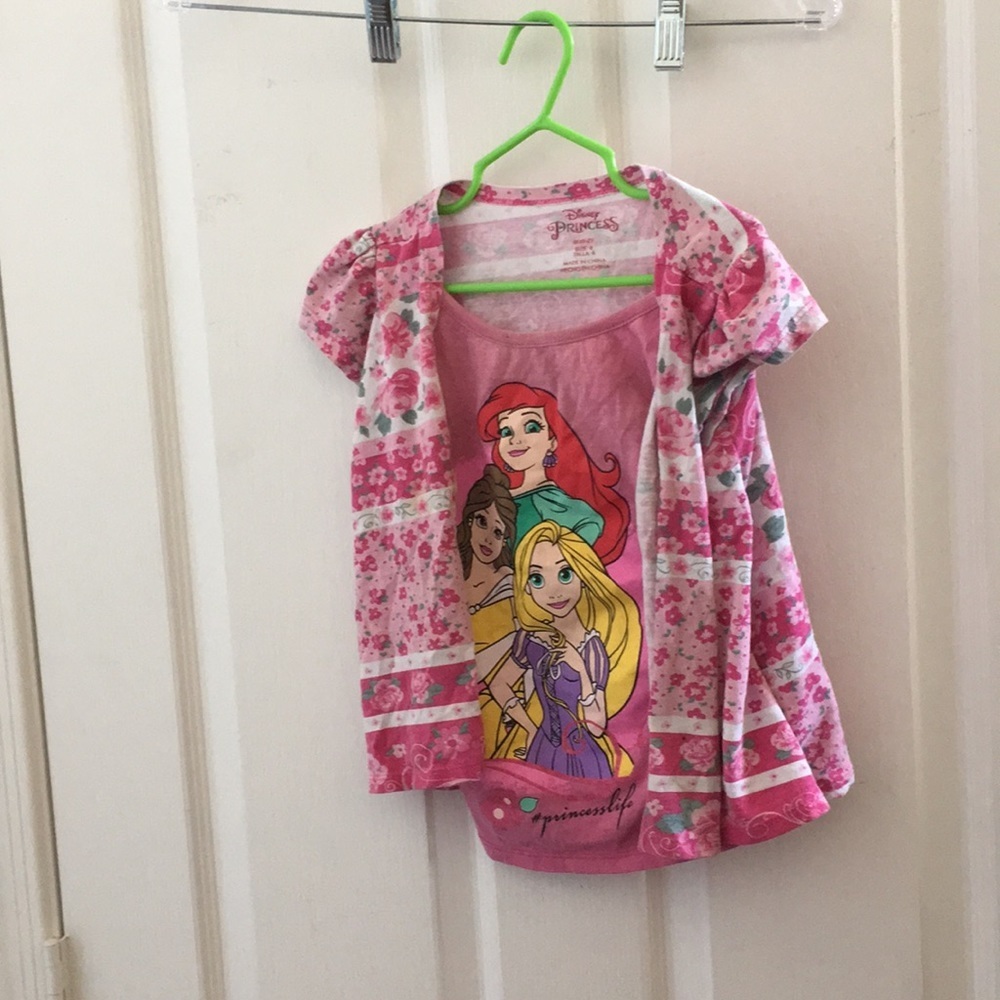FINAL MARKDOWN Girls Disney princess top 6